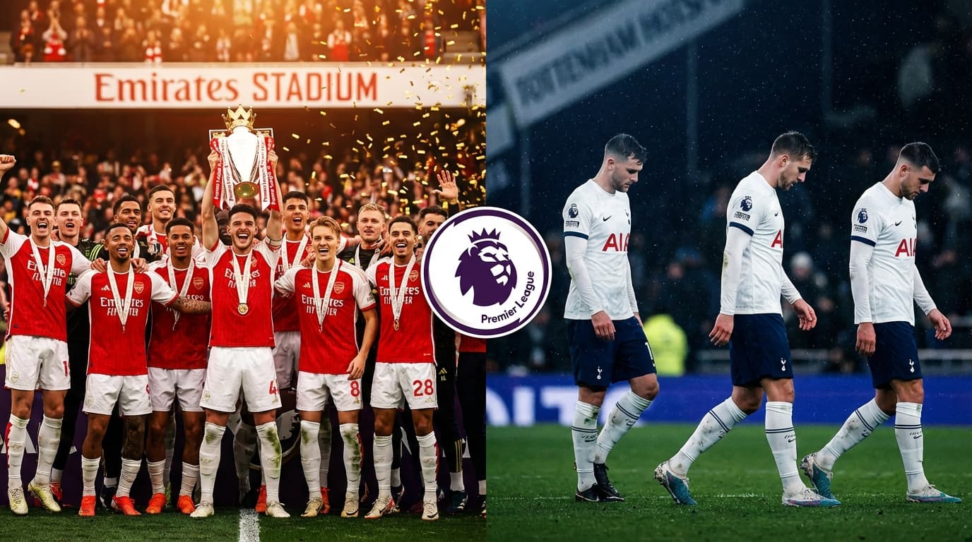Arsenal Are Running Away With It — And Tottenham Might Be Running Toward the Championship cover image